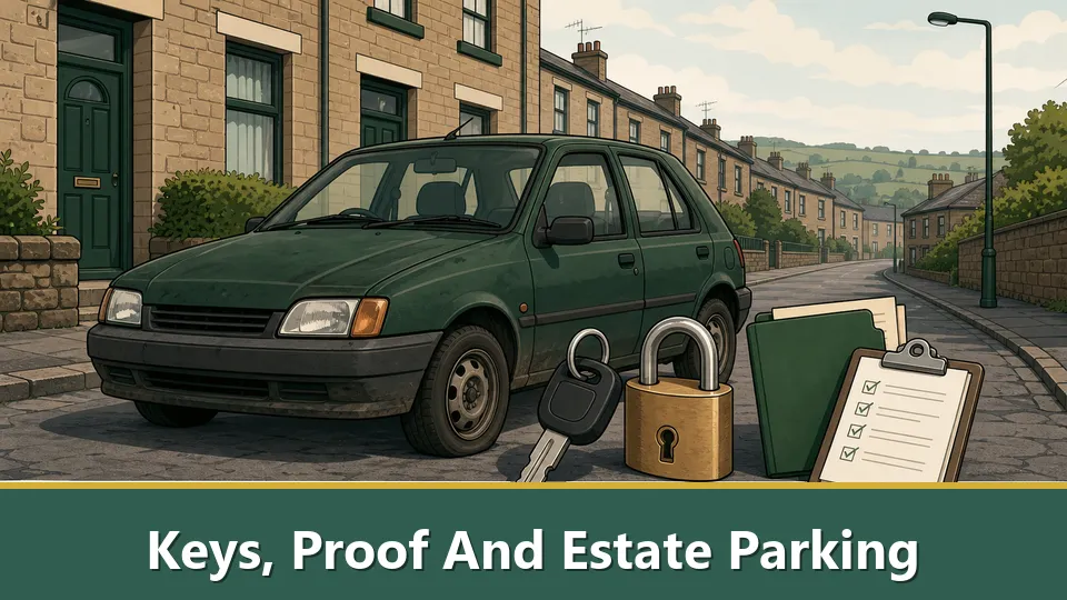 કી, પ્રૂફ અને Estate Parking