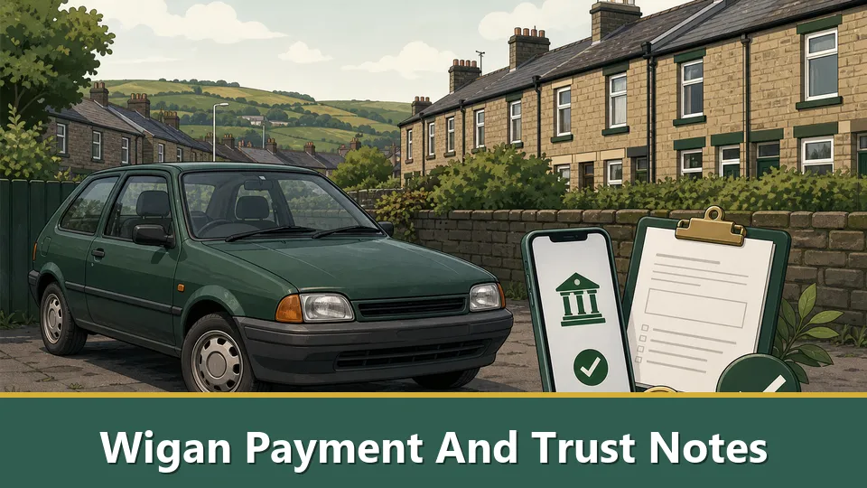 Wigan ચુકવણી અને ટ્રસ્ટ નોંધો
